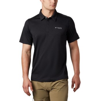 Columbia Muške Polo Majice - Irico Knit Crne | VHQY-19362